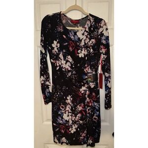 Jennifer Lopez Dress Womens Size Small Multi-Color Pattern Lined NWT